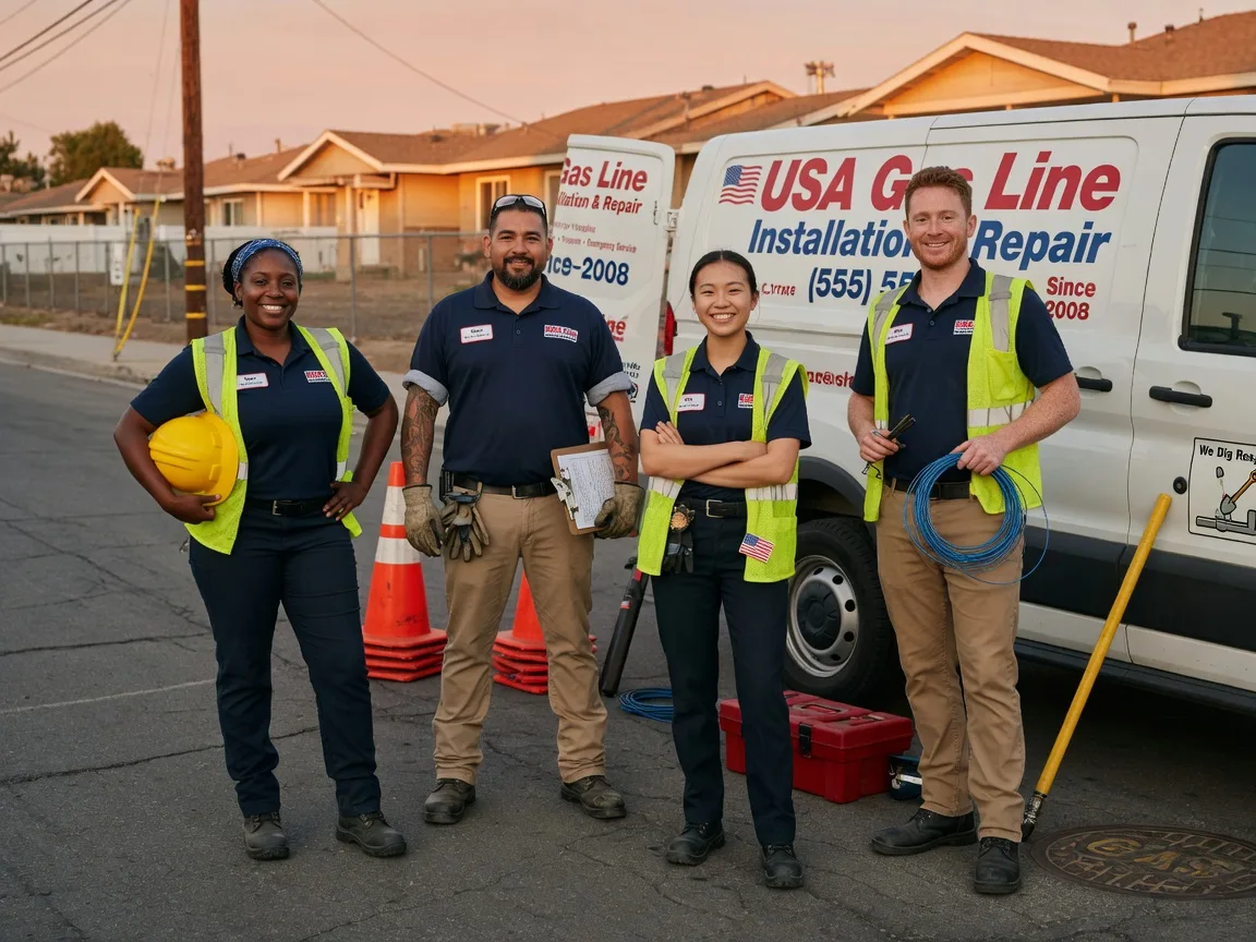 Gas Line Installation company in Quinton, AL